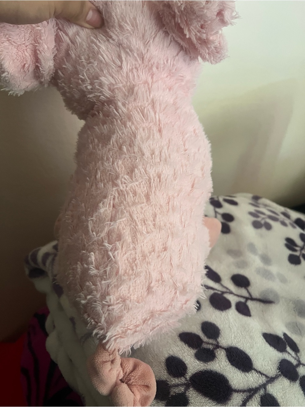 Plush Pink Pig Stuffed Animal - Soft Cuddly Toy - Picture 3 of 4